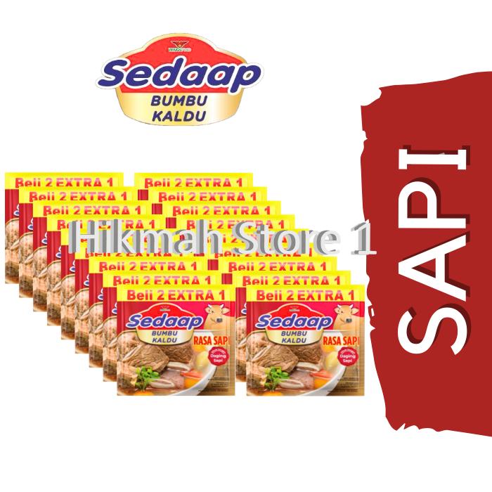 Gambar Sedap Bumbu Kaldu Ayam Sapi 9gr 18 Sachet Sedaap - SDP BumbuSapiR dari Hikmah Store 1 undefined Tokopedia