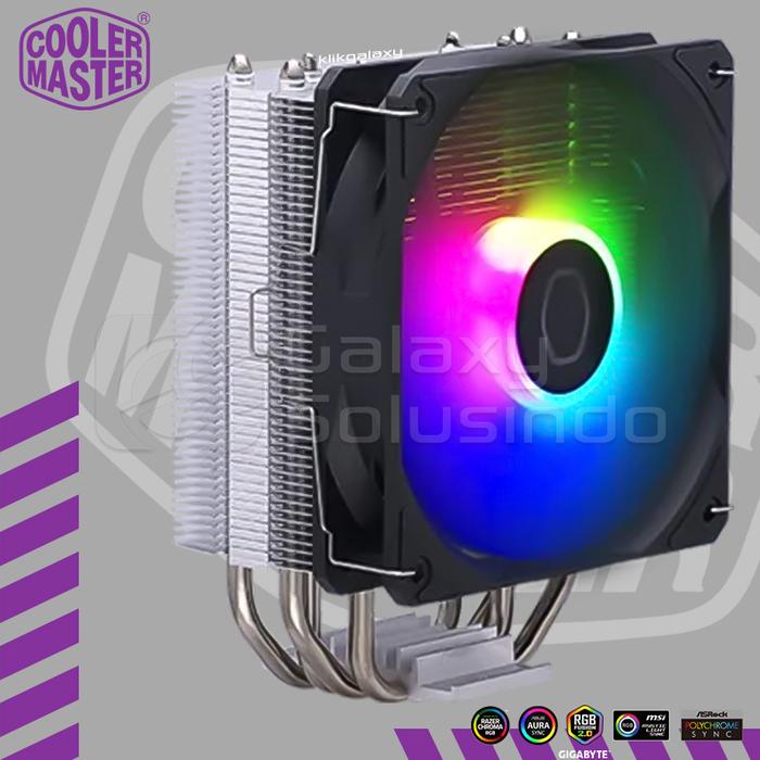 Jual Cooler Master Hyper 212 Spectrum V3 Black ARGB CPU Cooler