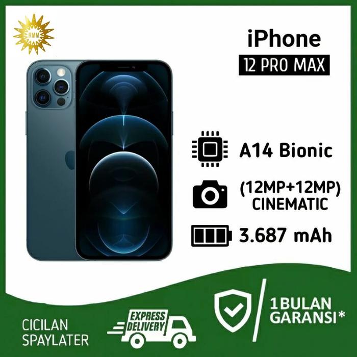 Pacific Blue Promo Iphone 12 Pro Max IPhone 12 Pro Max 128GB Ex