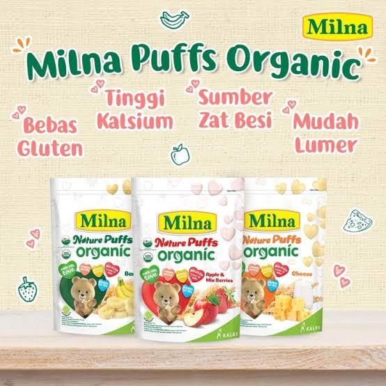Gambar MILNA NATURE PUFFS NETTO 15 GR - Apple&Berries dari Toko Snack Sembako Krisna Jaya undefined Tokopedia