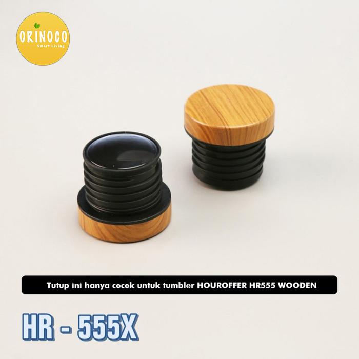 Gambar Orinoco Tutup Botol Thermos Stainless Bottle Cap Tumbler Minum - HR-555 WOOD dari Kioslunchbox bogor undefined Tokopedia