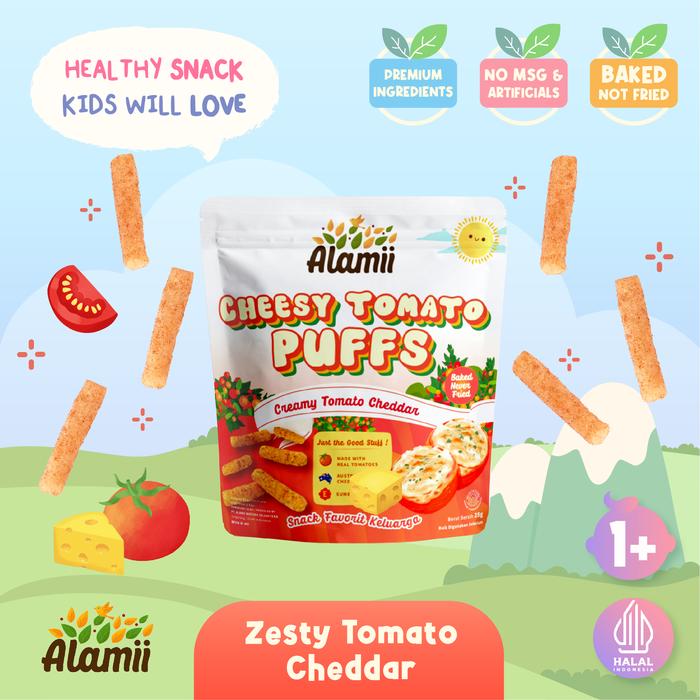 Gambar Alamii Puffs Snack Makanan Cemilan Anak Bayi | Disney100 Variety Pack free KeyChain Puzzle | LILMONS - Cheesy Tomato dari lilmonsbabynkids undefined Tokopedia