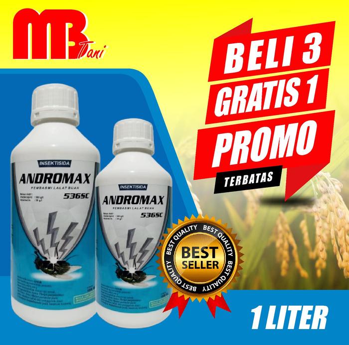 Gambar ANDROMAX 536 SC - Insektisida bahan aktif IMIDAKLOPIRD 500g/l ABAMECTIN 36 g/l Terbaik untuk Lindungi Tanaman Anda dari Hama dari MAJU BAROKAH TANI undefined Tokopedia