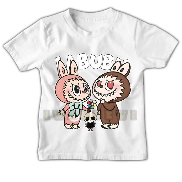 Gambar iwandewi Kaos Anak Labubu - Baju Atasan Gambar Kartun Labubu anak anak Laki Laki Perempuan - Putih, S dari iwandewi undefined Tokopedia