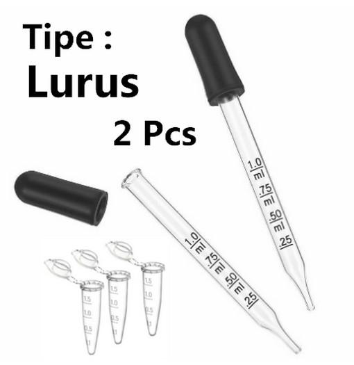 Gambar Pipet Tetes Kaca 1 mL / Drop Pipette / Maat Pipet 1 mL Skala - LURUS dari Alvarez Multi Usaha undefined Tokopedia