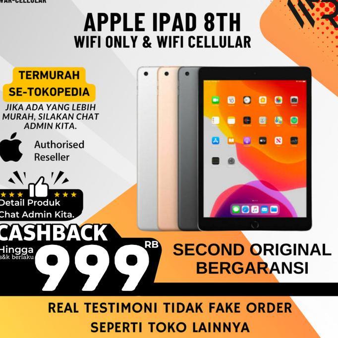 Gambar Apple iPad 8 | 7 128GB 32GB Wifi Cellular | Gen 8th 7th Second Resmi - iPad Gen 7th, 32GB Wifi dari Mitra Selaras Art undefined Tokopedia