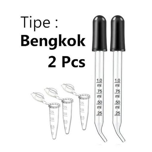 Gambar Pipet Tetes Kaca 1 mL / Drop Pipette / Maat Pipet 1 mL Skala - BENGKOK dari Alvarez Multi Usaha undefined Tokopedia