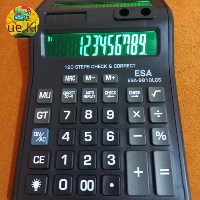 Gambar KALKULATOR DAGANG 12 DIGIT LED HIJAU 2 LAYAR DUAL POWER dari KUEKITA99SHOP undefined Tokopedia