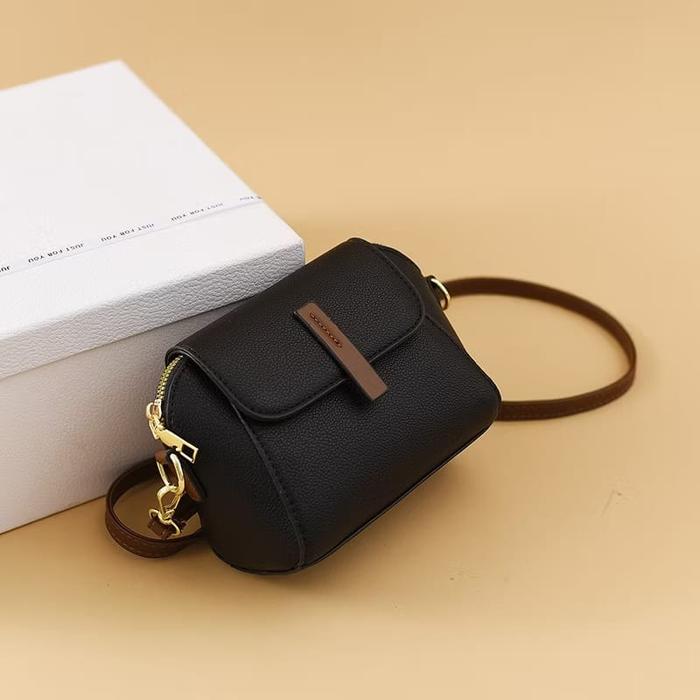 Gambar Tas Bahu Wanita Import Selempang Cewek Shoulder Sling - Black dari Store Fashion IIDN undefined Tokopedia