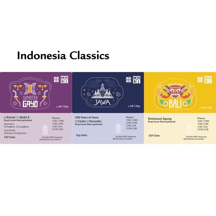 Gambar Maharaja Kopi single origin Gift Box Set Kemasan hadiah Arbika/ Robusta/ Blend - Classic dari Kopi WANGI LESTARI undefined Tokopedia