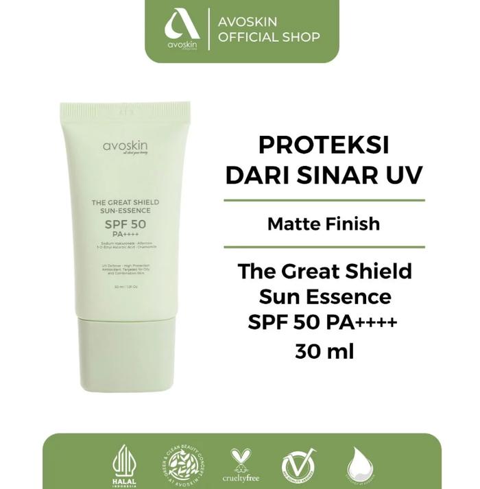 Gambar EXP 05.2027 Sunscreen Avoskin The Great Shield SPF 50 PA++++ 30ml-Kulit Berminyak dari officialbellaskincare undefined Tokopedia