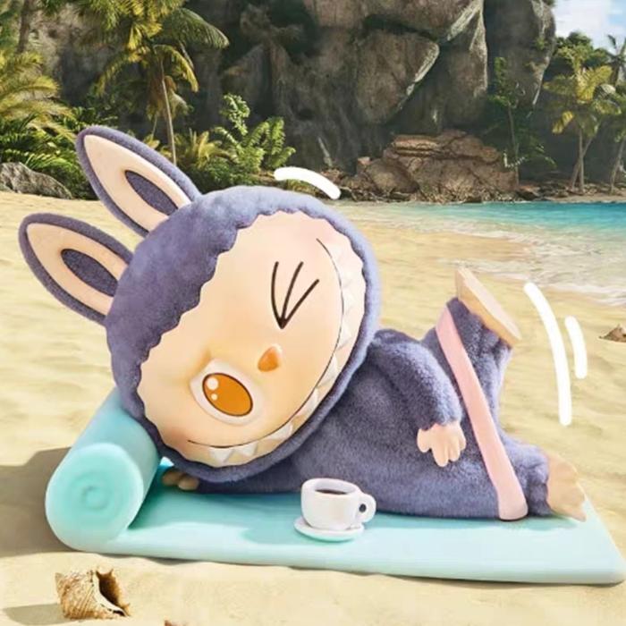 Gambar ORIGINAL Pop Mart Labubu Lazy Yoga The Monsters Figure BlindBox Hidden - Americano dari Irene Toys & Hobbies undefined Tokopedia