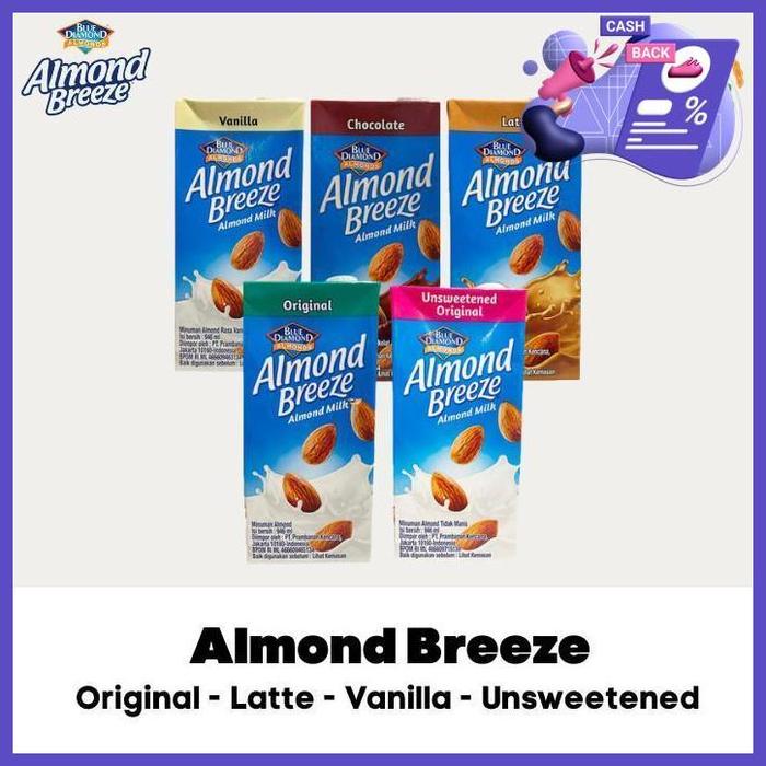 Gambar BARU Almond Breeze Almond Milk - 1 Liter Original Latte Vanilla Unsweetened CASHBACK - Unsweetened dari faqihstore14 undefined Tokopedia