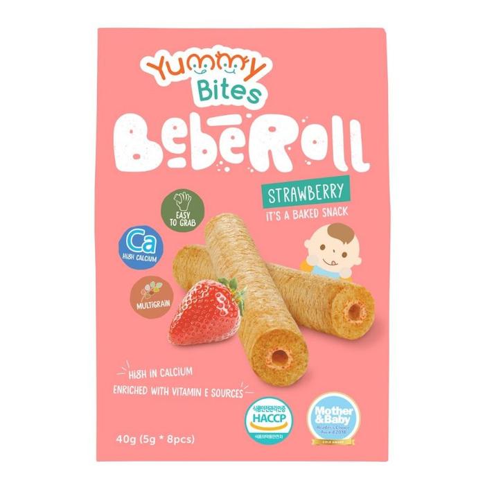 Gambar Yummy Bites Beberoll 40 gr Baby Snack Bayi Bisquit Bayi Makanan Bayi - strawberry dari Perdana Baby Shop_NEW undefined Tokopedia