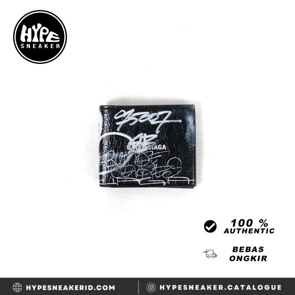 Gambar Dompet BALENCIAGA GRAFFITI BLACK WALLET 100% ORIGINAL - 11X9CM dari HYPESNEAKER.IDN undefined Tokopedia