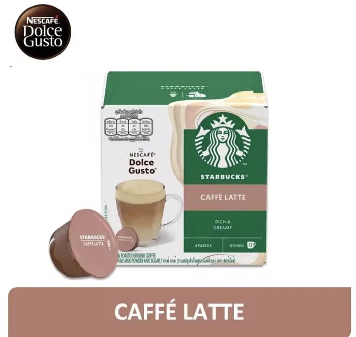 Nescafe Dolce Gusto NDG Starbucks Coffee Capsule Caffe Latte