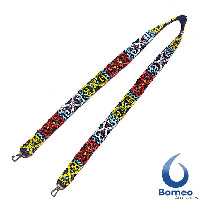 Gambar Tali Tas Selempang Manik Dayak Kalimantan - MOTIF A dari Borneo-Acc undefined 5 Tokopedia