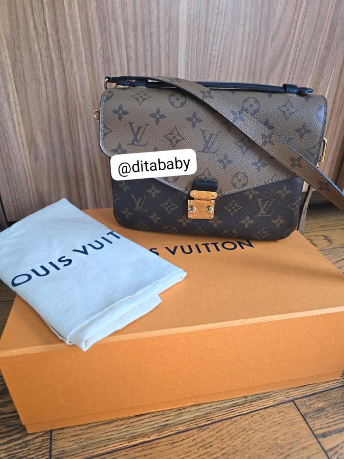 Tas Lv Lv Metis Reverse Original Louis Vuitton M41465 Pochette