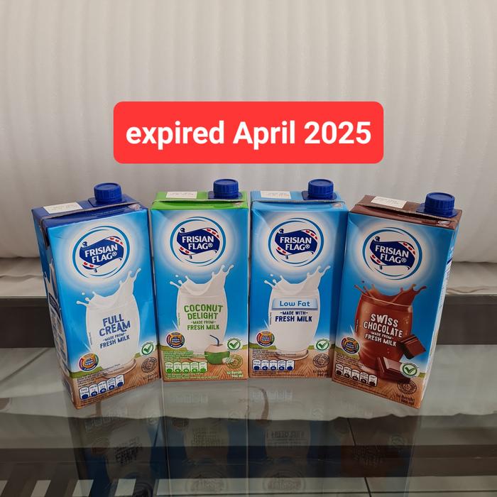 Gambar Susu UHT Frisian Flag Susu Bendera 1 Liter - Coklat dari ed-mart undefined Tokopedia