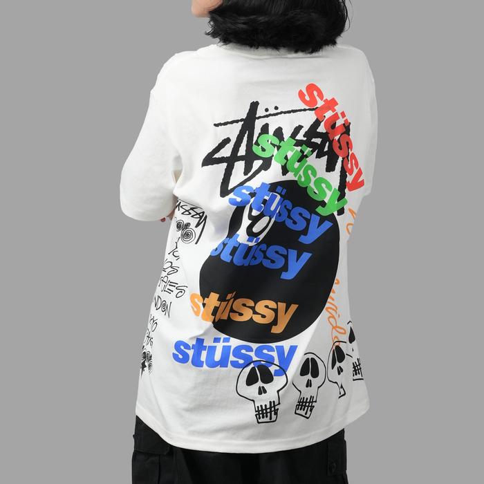 Promo Stussy Test Strike Pigment Dyed Natural Tee (100