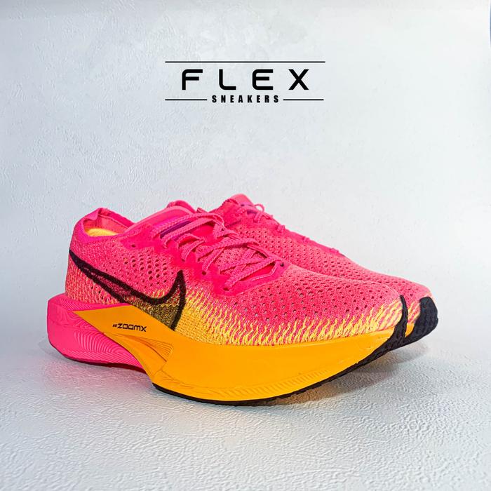 Gambar Nike ZoomX Vaporfly Next 3 Hyper Pink Laser Orange - 40 dari Flex Sneakers undefined Tokopedia