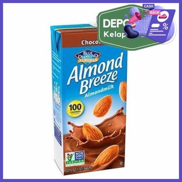 Gambar BARU Almond Breeze 1 litter Susu Almon | Blue Diamond Milk Premium Coklat CASHBACK - Chocolate dari faqihstore14 undefined Tokopedia