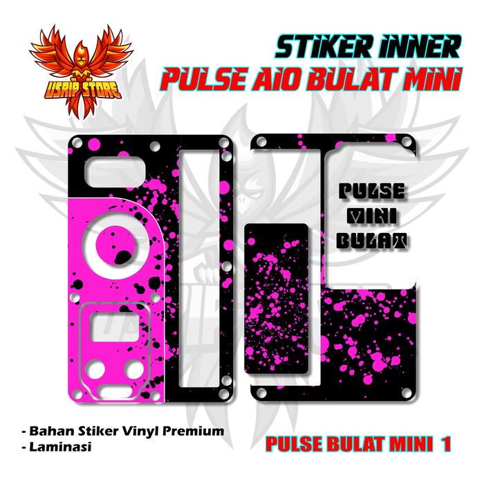 Gambar STIKER GARSKIN INNER PULSE AIO BULAT MINI / PULSE AIO MINI BULAT - PULSE  01 dari Usrip Store undefined Tokopedia