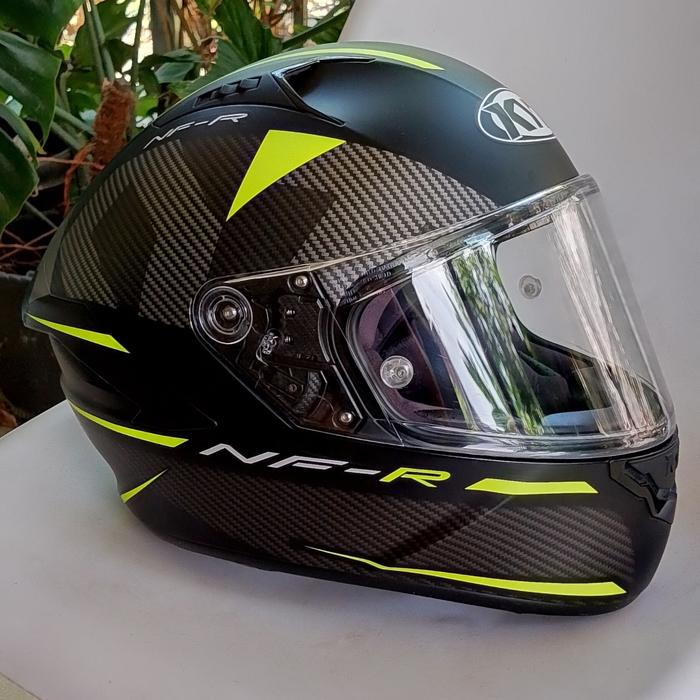 KYT NF-R LOGOS MATT YELLOW