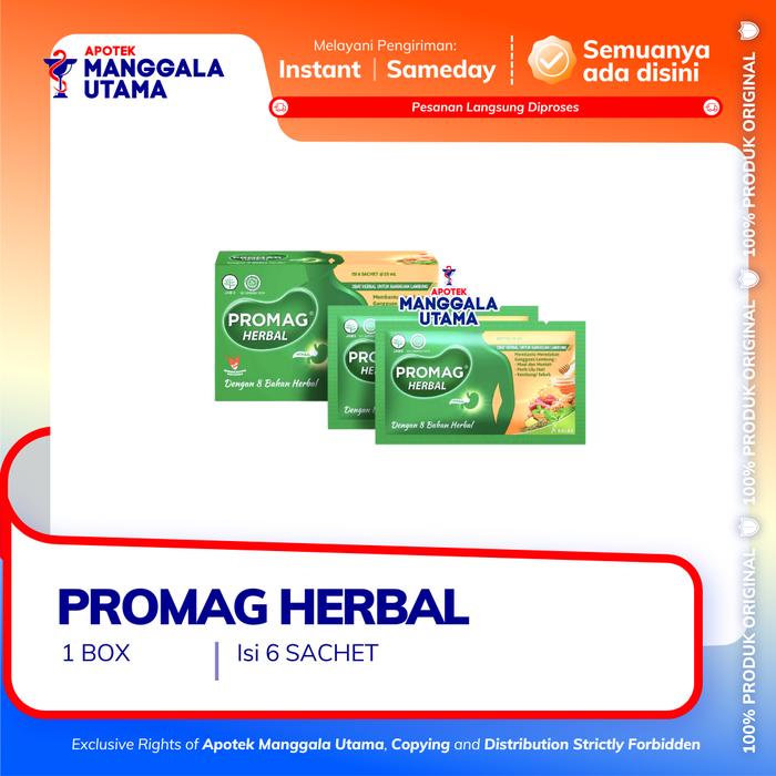 Gambar PROMAG HERBAL 1 BOX 6 SACHET dari APOTEK MANGGALA UTAMA undefined Tokopedia