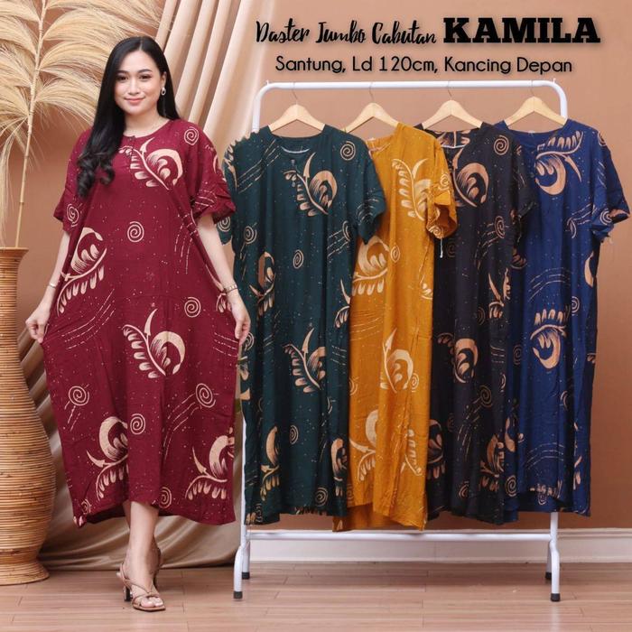 Gambar Daster Jumbo Rayon ld 125 Kancing Depan Busui Ibu Kekinian Katun Rayon Grosir Daster - Kamila dari GROSIR DASTER 99 undefined Tokopedia
