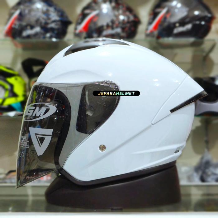 Gambar Helm GM G1 Solid All Varian Warna Original TERBARU | GM G1 Polos White Putih Black Hitam Dim Grey Abu Gloss Doff Emerald Sage Green Hijau Cream Pink Kembaran NHK N1 ELITE - Dim Grey, XL dari ynbstore undefined 5 Tokopedia