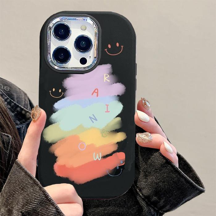 Gambar Case iTel A50 A70 P55 NFC Casing Motif Pelangi Rainbow Softcase Phone Case - Hitam, iTel A50 dari IMPORTIR55 undefined Tokopedia