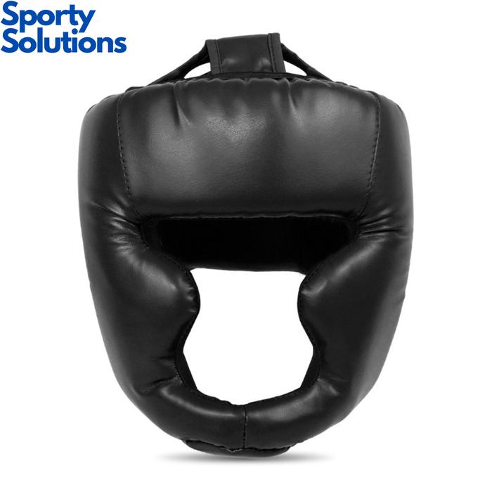Gambar Head Guard Boxing Head Guard Muay Thai Helm Tinju Boxing Headgear Pelindung Kepala Tinju MMA - Hitam dari Sporty Solution undefined Tokopedia