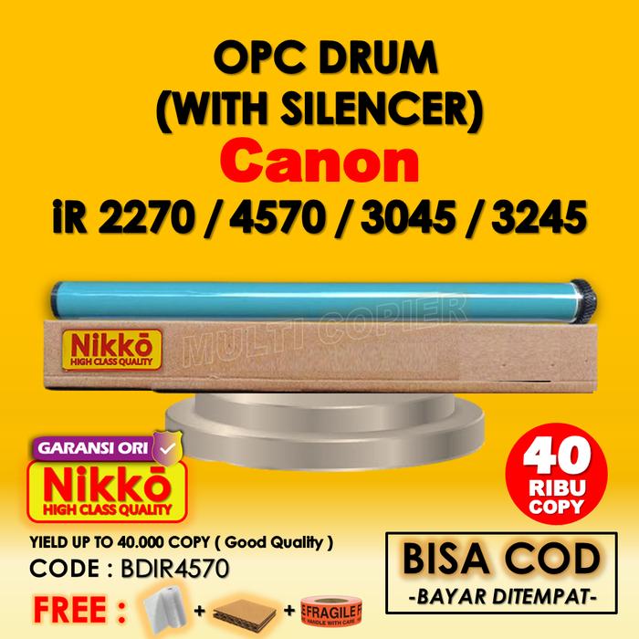 Gambar OPC Drum Canon Nikko iR 2270 4570 3045 3245 Sparepart Mesin Fotocopy High Quality iR2270 iR4570 iR3045 iR3245 - Drum Only dari Multi Copier undefined Tokopedia