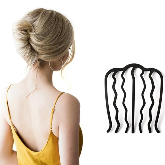 Gambar Sirkam Rambut / Alat Pembentuk Sanggul / Tusuk Konde Besi - Varian 1 dari Star Gallery undefined Tokopedia