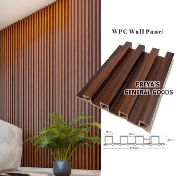 Gambar [FREYA] WPC Wood Panel Dekorasi Dinding Ruangan Motif Kayu Minimalis Uk 1.5M x17x2.2 CM - 01 dari Freya's General Goods undefined 4 Tokopedia