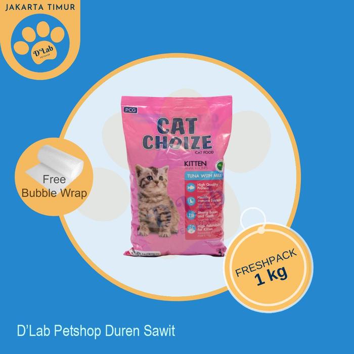Gambar Cat Choize Kitten 1kg - Makanan kucing catchoize 1 kg freshpack dari D'Lab Petshop undefined 2 Tokopedia