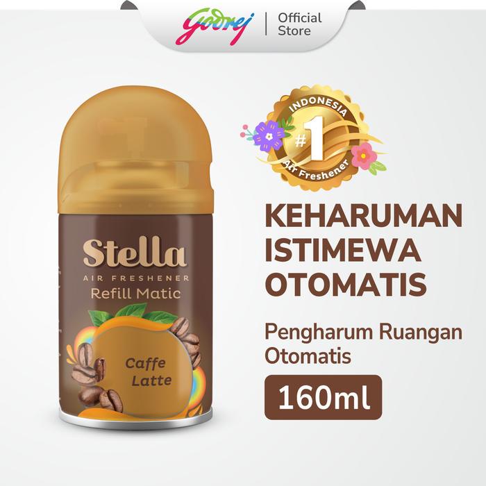 Gambar Refill Stella Matic 225ml Pengharum Ruangan Otomatis Air Refreshner - Caffe Latte, 160 ml dari CHIKAIRAZAN undefined Tokopedia