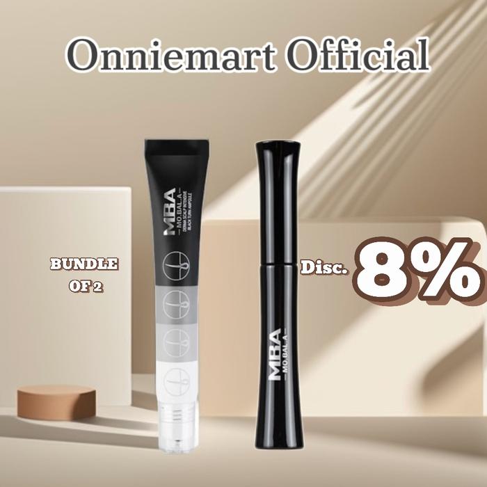 Gambar Bundle of 2 Diskon 8% MBA MoBalA Derma Intensive Black Turn & Protein Ampoule 20mL + MBA MoBalA Volume Eyelash Derma Ampoule 6ml dari Onnie Mart undefined Tokopedia