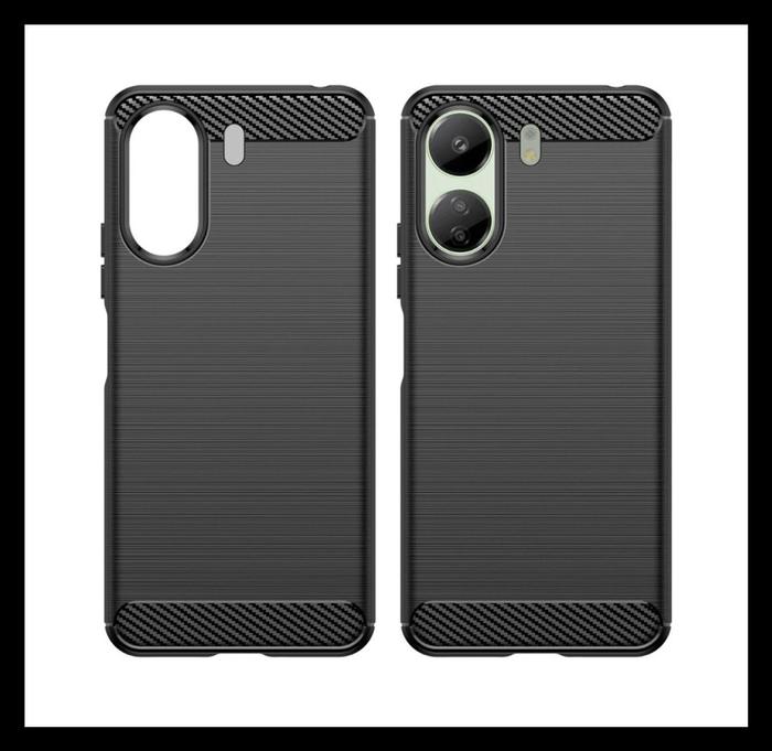 Gambar Xiaomi Redmi 13C NFC / Poco C65 Case Likgus Carbon Original SoftCase - HITAM., XMREDMI 13C NFC dari Markas acc 88 undefined Tokopedia