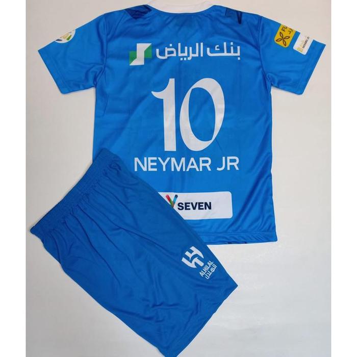 Gambar BEST SELLER JERSEY NEYMAR TERBARU AL HILAL UNTUK ANAKNUSIA 7-13 TAHUN ASLI - Biru, L dari Rapstroreid undefined Tokopedia