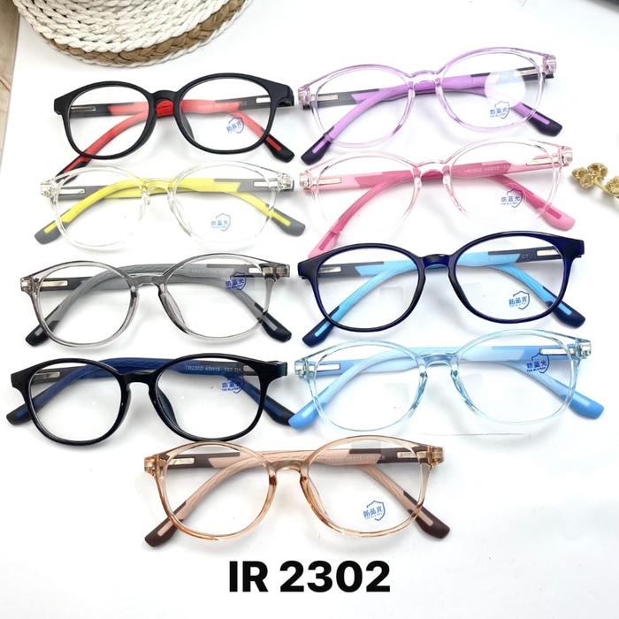 Gambar FRAME KACAMATA Anak Remaja MINUS Baca ANTI RADIASI Blue Ray 2302 dari MRIZAL04 undefined Tokopedia