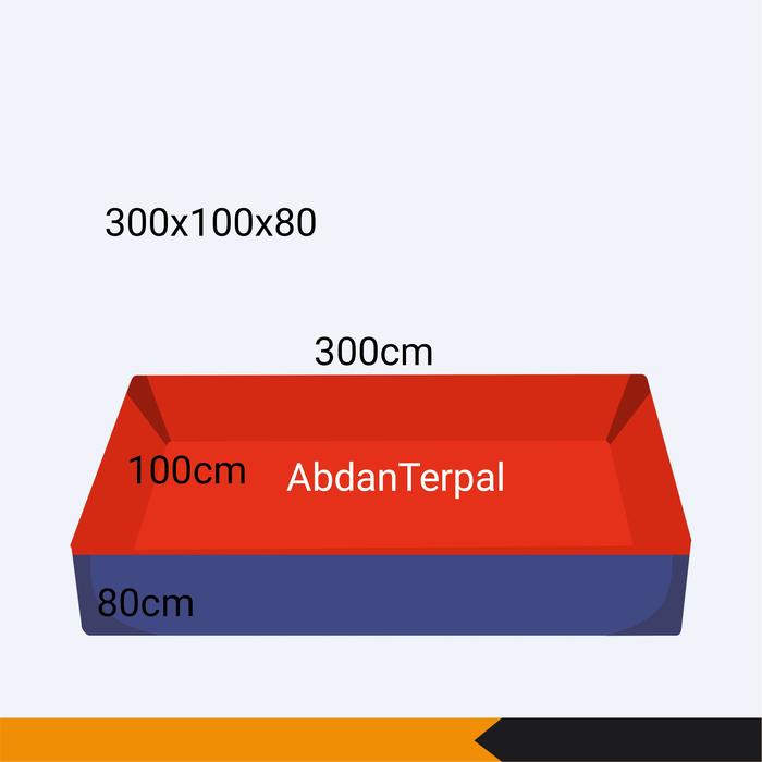Gambar Kolam Terpal ikan A20 korea 100x300x80/300x100x80/1x3x0,8/3x1x0,8 - A15, Terpal saja dari Abdan Terpal undefined Tokopedia