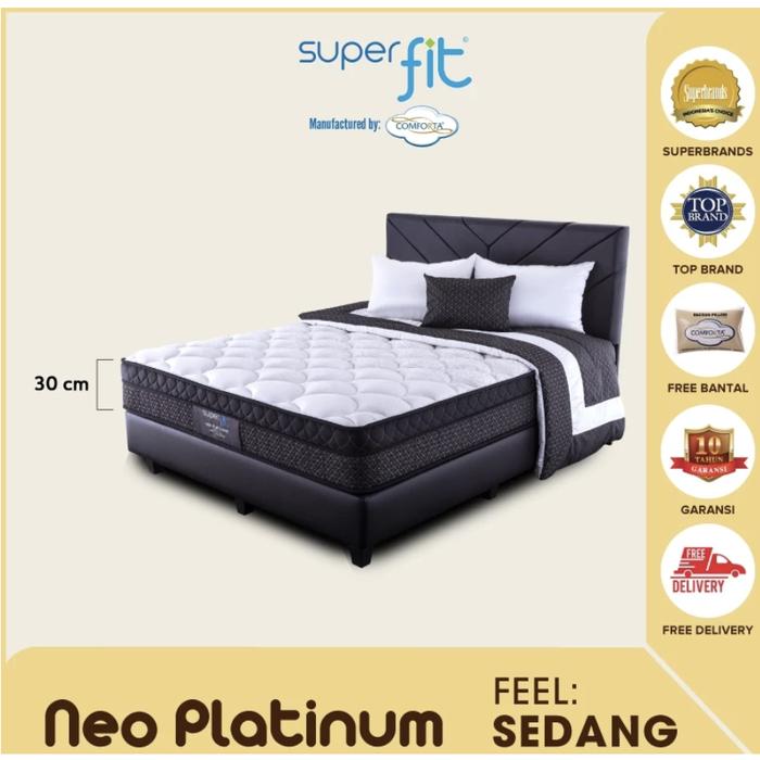 Jual SUPERFIT NEO PLATINUM FREE BANTAL SET COMFORTA, 100 Kota