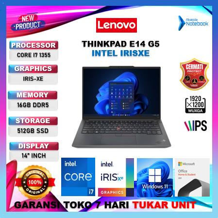 LENOVO ThinkPad E14 G5 I7-1355 Ram 16GB 512GB ssd W11PRO 14