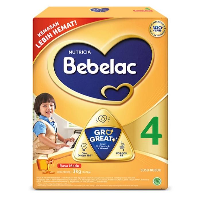 Gambar Bebelac 4 Grogreat + Susu Pertumbuhan Bubuk rasa Madu - 3 kg dari Sunco Shop undefined Tokopedia
