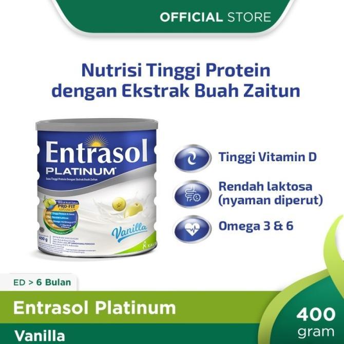 Gambar Entrasol Platinum Senior Vanila Susu 400 Vanilla Lansia Kalbe Bpom - PackingEkonomis, ATAS 5 Bulan dari Serbaserbi Adastore undefined Tokopedia
