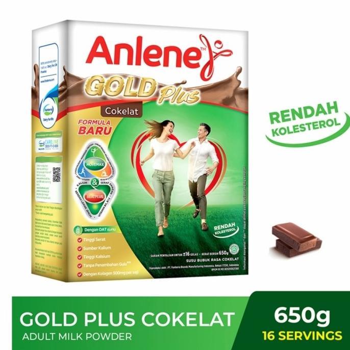 Gambar Anlene Gold Plus Susu Bubuk Cokelat 650Gr dari fankastok undefined Tokopedia