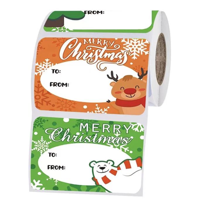 Gambar Stiker Christmas - Tempelan Stiker Natal - Aksesoris Ucapan TAG105 - MOTIF A  dari Onemarketindo undefined Tokopedia