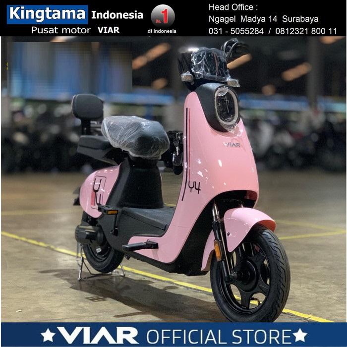 Gambar Sepeda Listrik VIAR Y4 - PROMO - ORIGINAL - Merah Muda, Luar Pulau Jawa dari MOTOR VIAR INDONESIA undefined Tokopedia